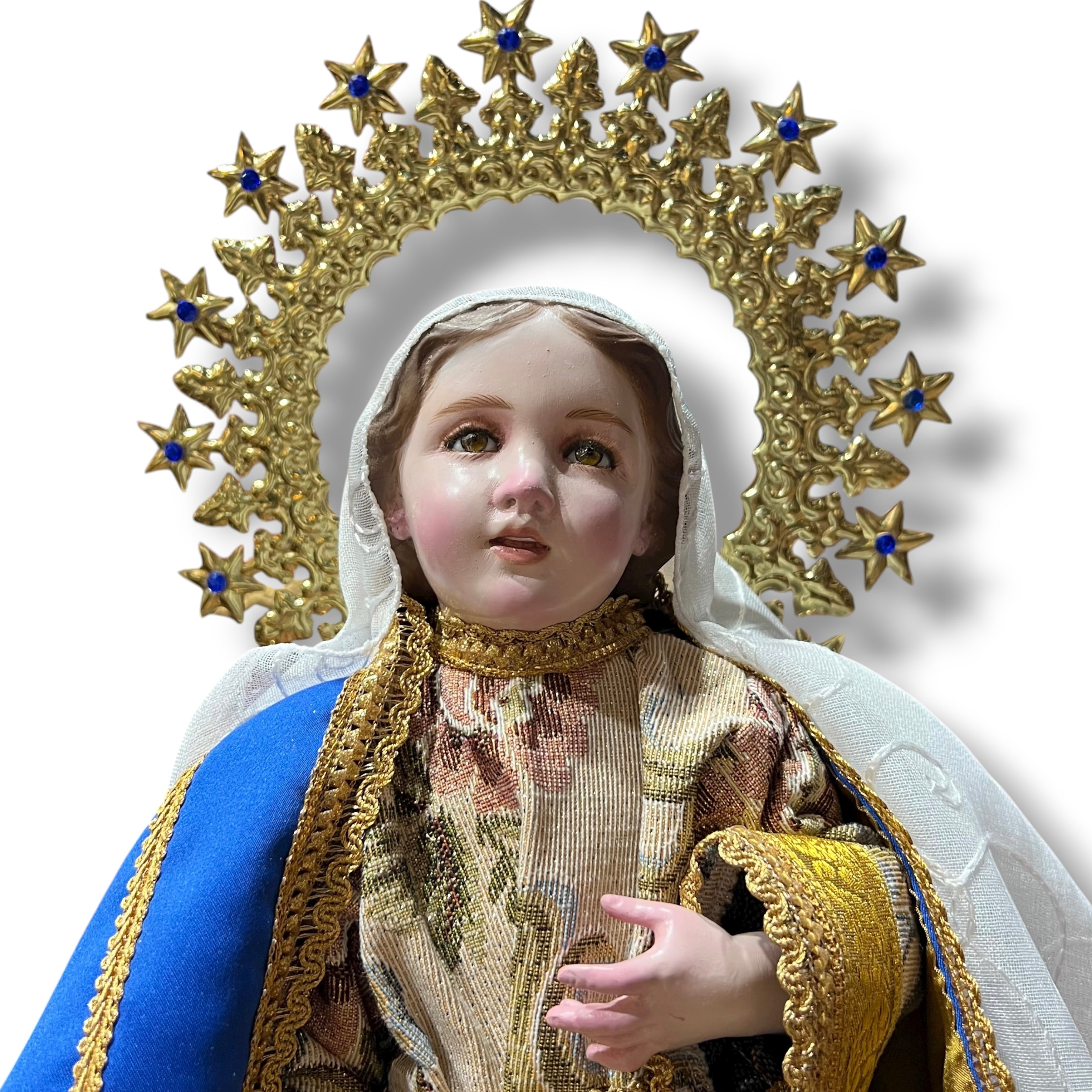 Aureola 20cm Para Imágenes De La Virgen Maria
