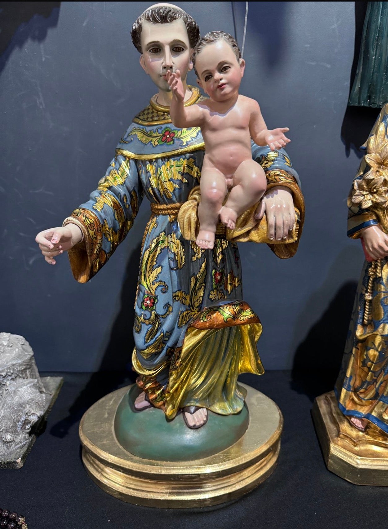 San Antonio de Padua talla en Madera  60cm