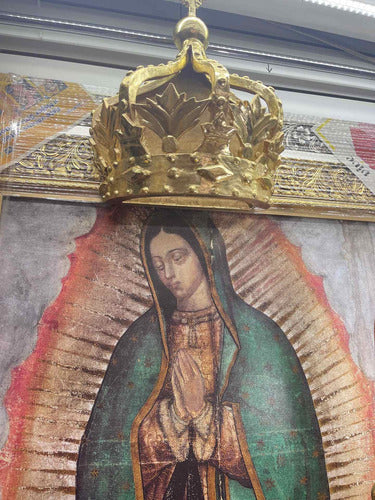 Media Corona Para Cuadro 38 X 45cm En Hoja De Oro