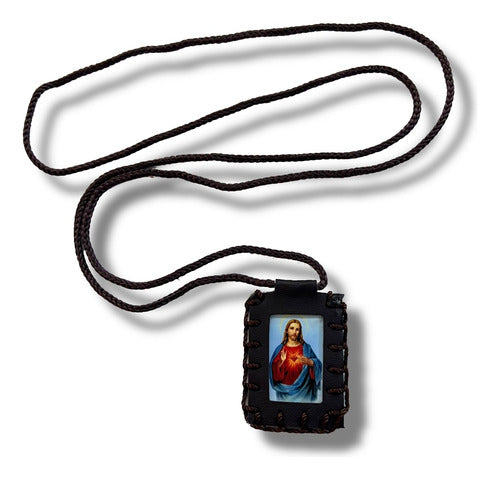 Escapulario Sagrado Corazón Con Virgen Del Carmen