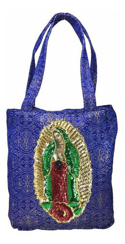 Bolso De Mano Modelo Sacristia Virgen Lentejuelas