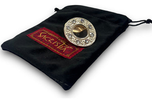 Teca O Relicario Con Cristales (porta Reliquia Santos)