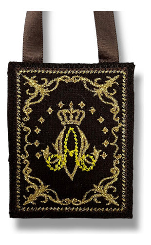 Escapulario Virgen Del Carmen Chico 6cm X 7.5cm