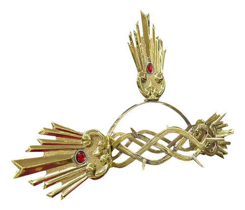 Corona De Espinas Con 3 Potencias En Latón #20