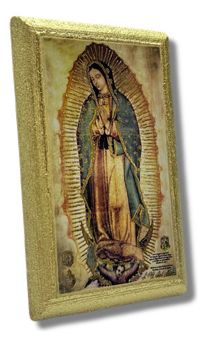 Cuadros De La Virgen De Guadalupe 5piezas De 12cm
