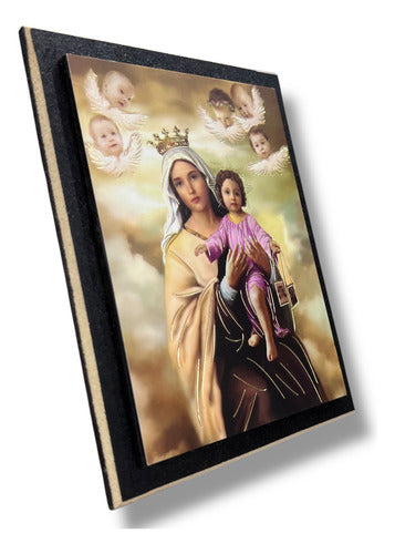 Cuadros De La Virgen Del Carmen  15cm 5 Piezas