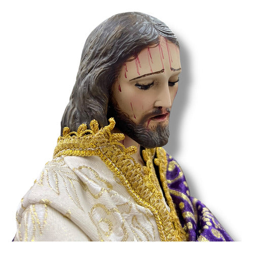 Jesús De Nazaret O Nazareno De Vestir Y Articulado 46cm