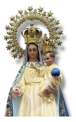 Nuestra Señora De La Caridad Del Cobre Fina Y Accesorio 78cm