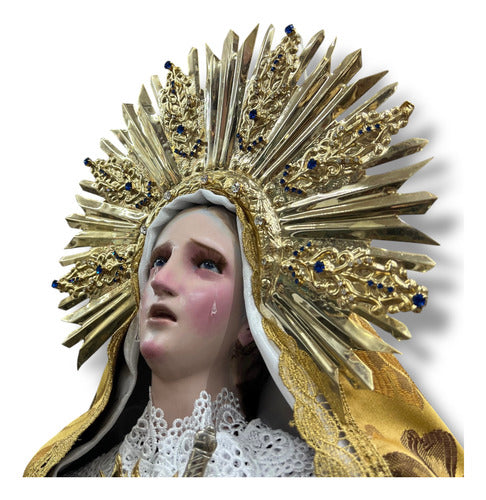 Nuestra Señora De Los Dolores O Virgen Dolorosa 102cm