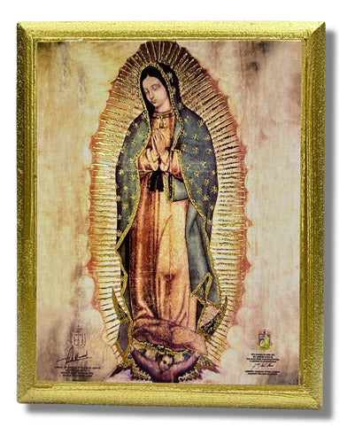 Cuadros De Virgen De Guadalupe 15cm 5 Piezas