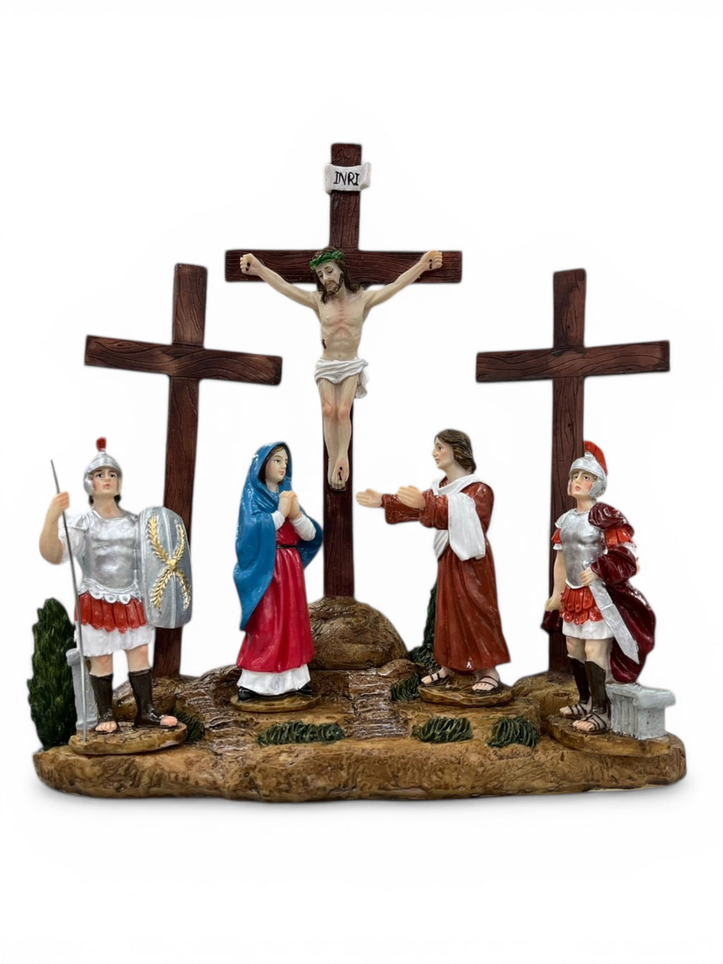 Set Figuras de Calvario miniatura 11cm  25cm altura total