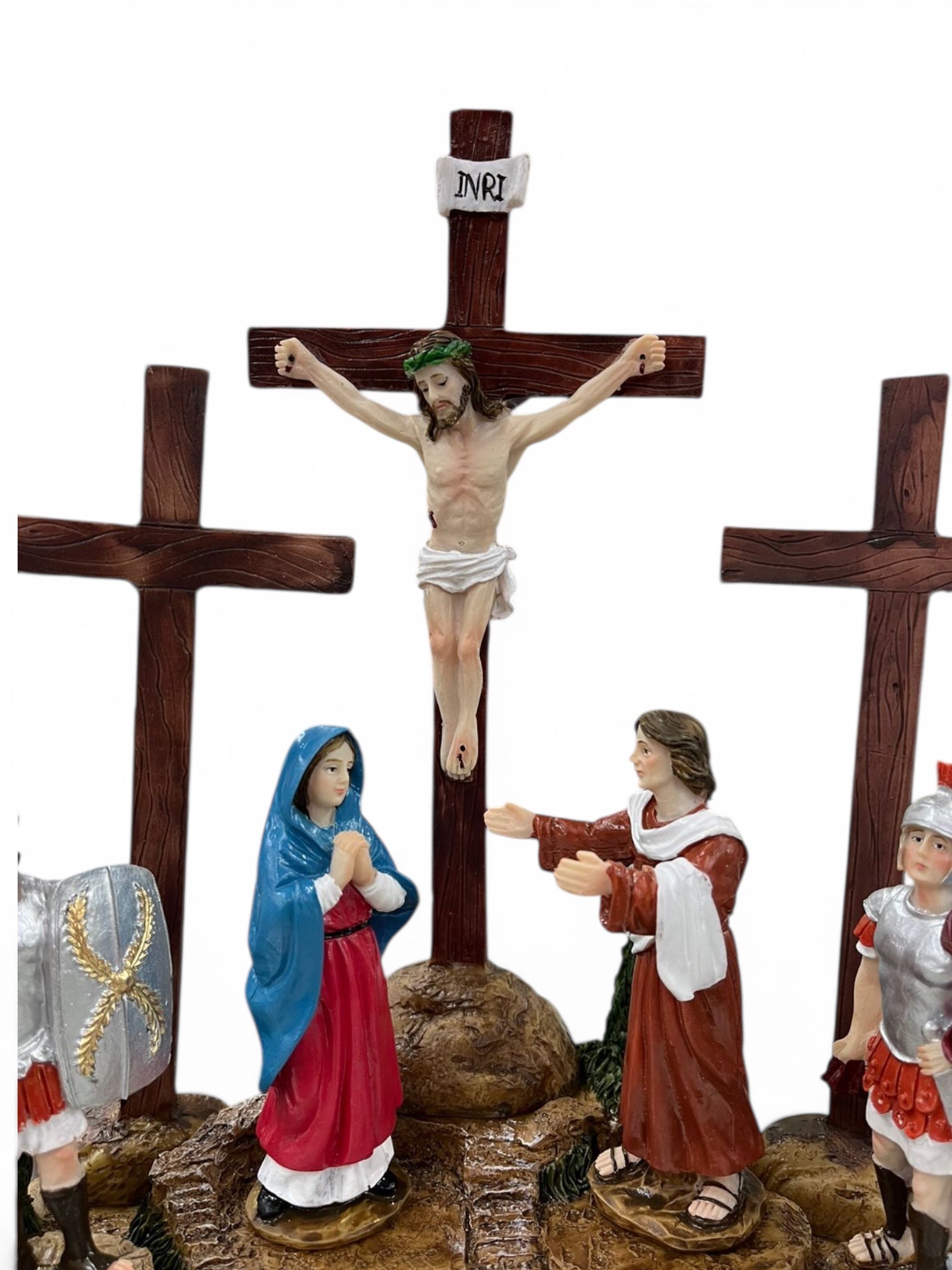 Set Figuras de Calvario miniatura 11cm  25cm altura total