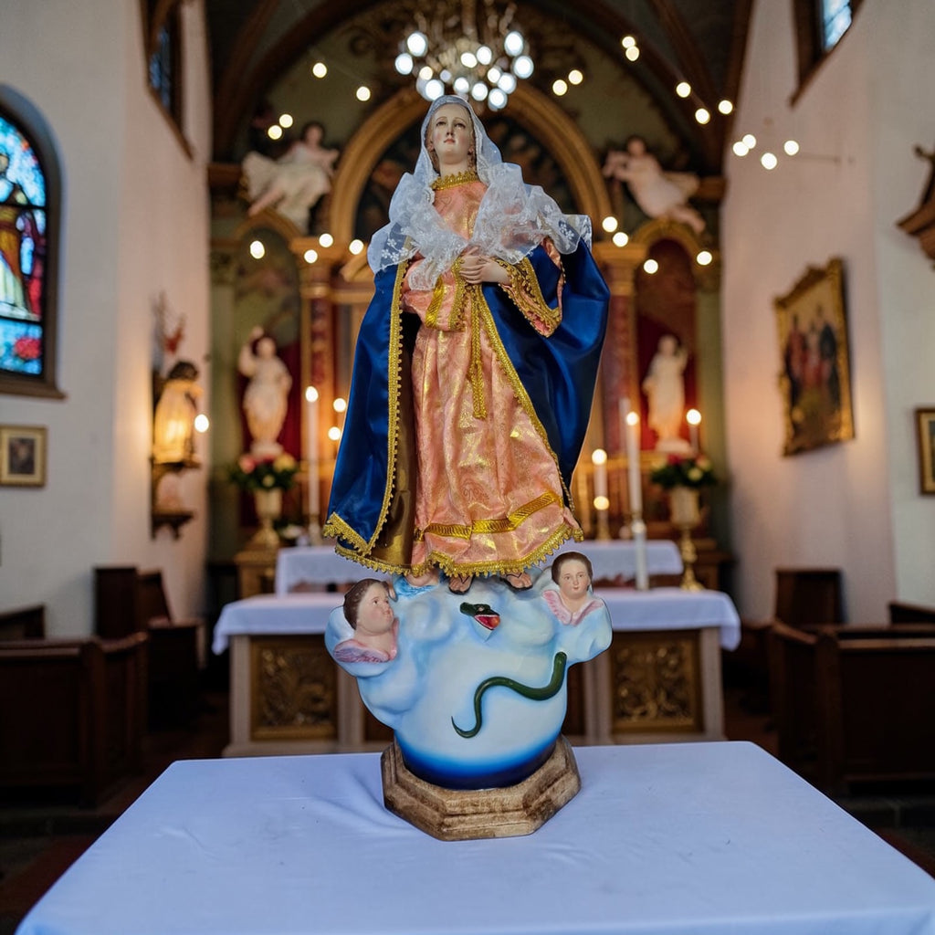 Inmaculada Concepcion De Maria Escultura Para Vestir 88cm