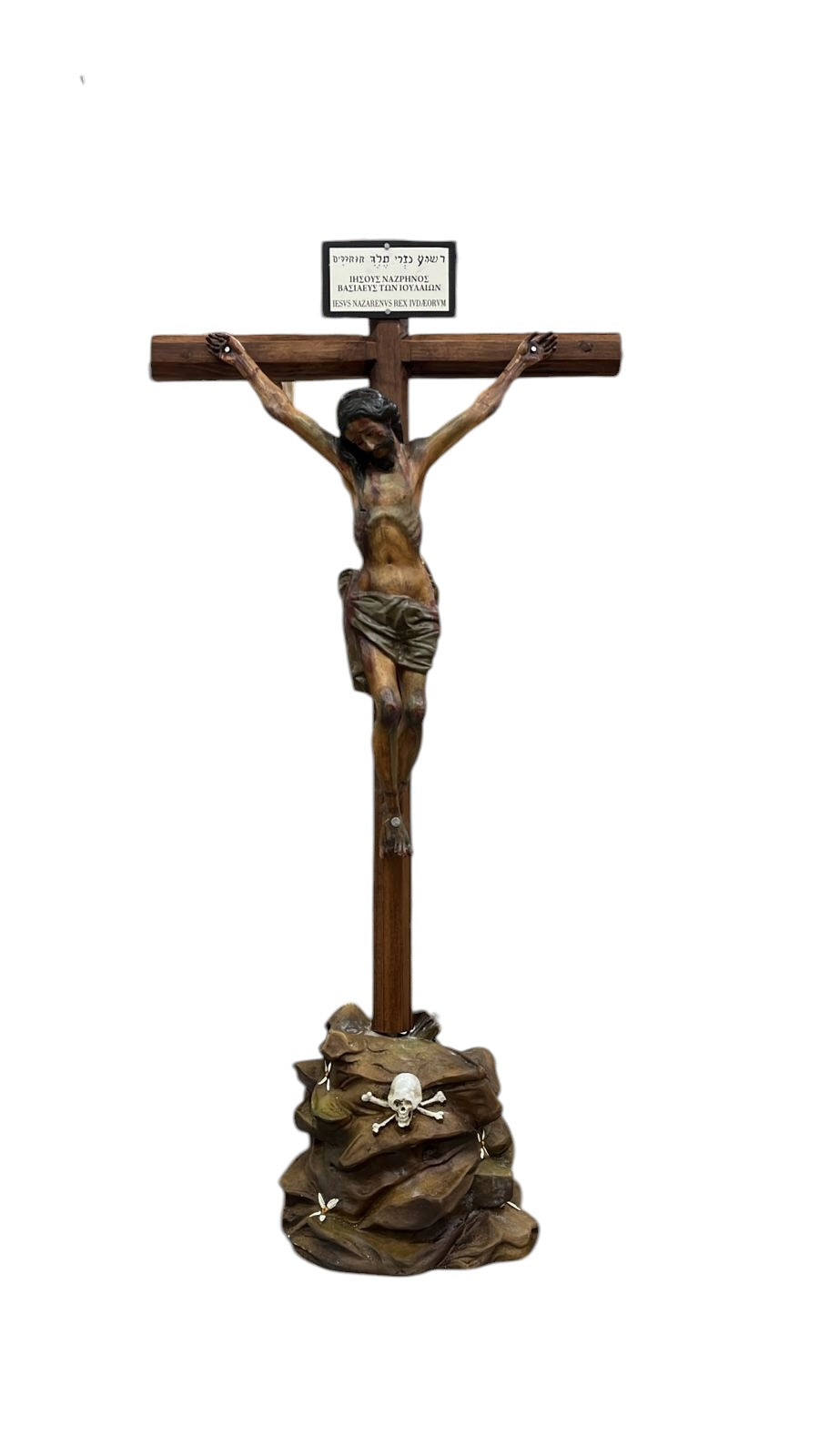 Cristo Crucificado De Base Desmontable 76cm