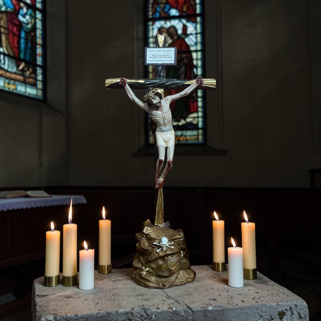 Cristo De Madera Tallado En Cedro Rojo 74cm