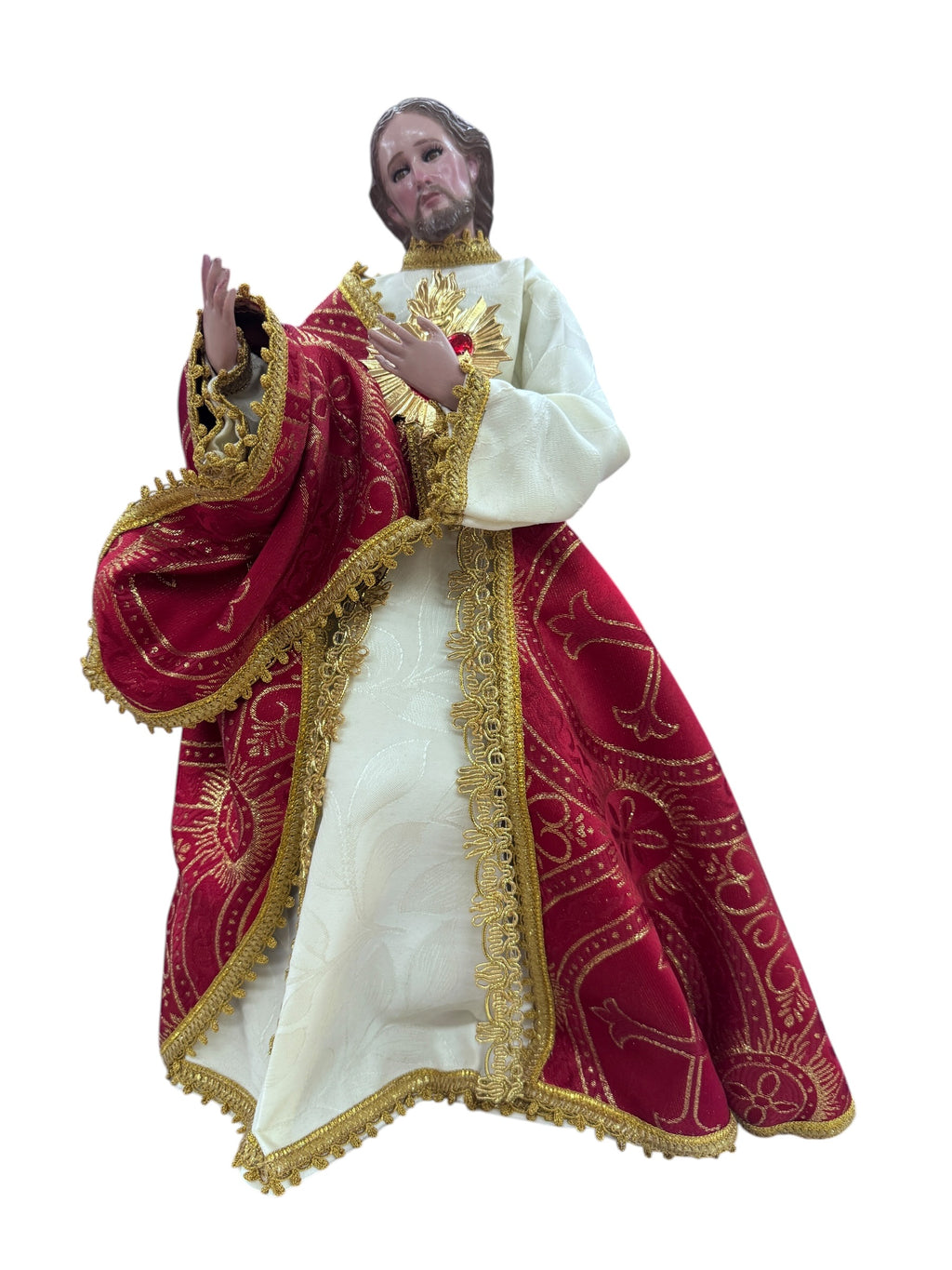 Sagrado Corazón De Jesús 46cm Incluye Accesorios
