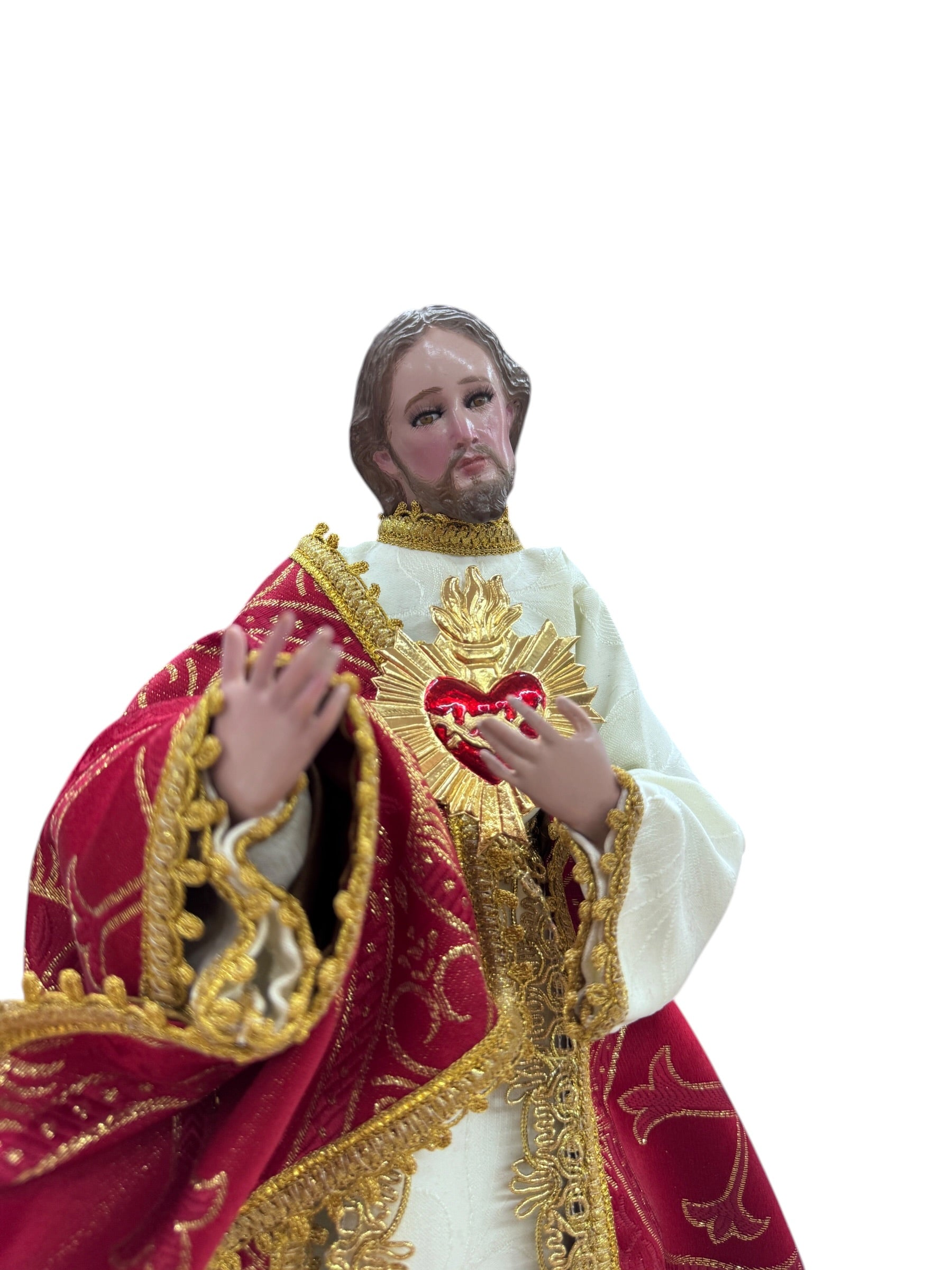 Sagrado Corazón De Jesús 46cm Incluye Accesorios