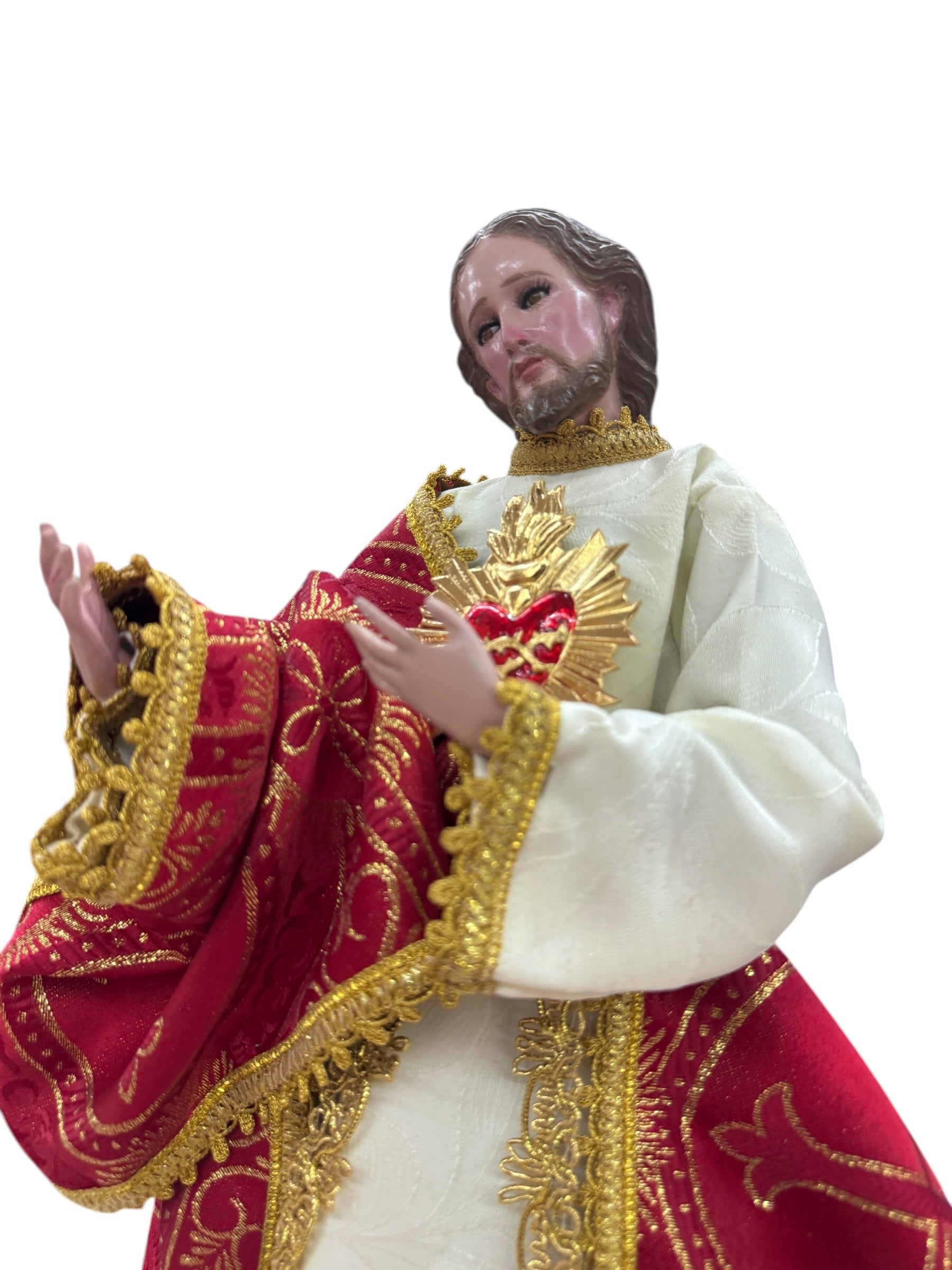 Sagrado Corazón De Jesús 46cm Incluye Accesorios