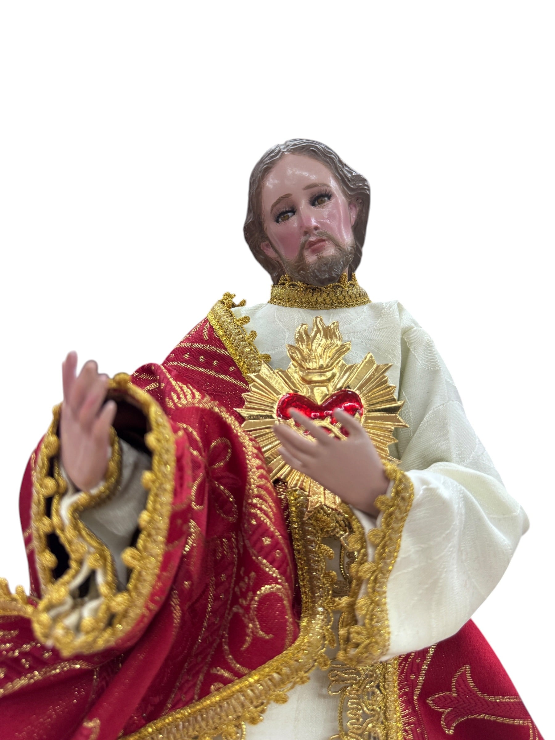 Sagrado Corazón De Jesús 46cm Incluye Accesorios