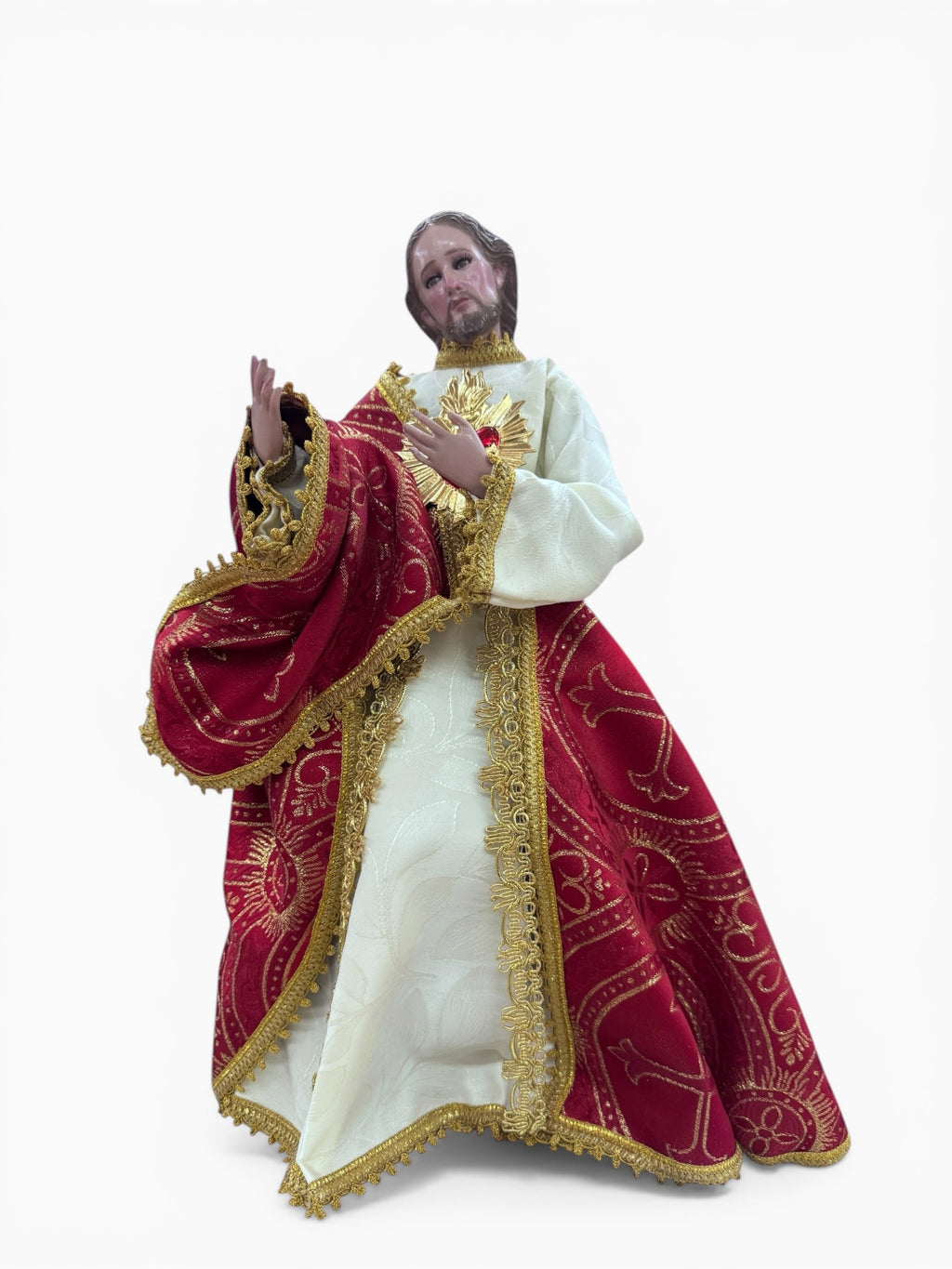 Sagrado Corazón De Jesús 46cm Incluye Accesorios