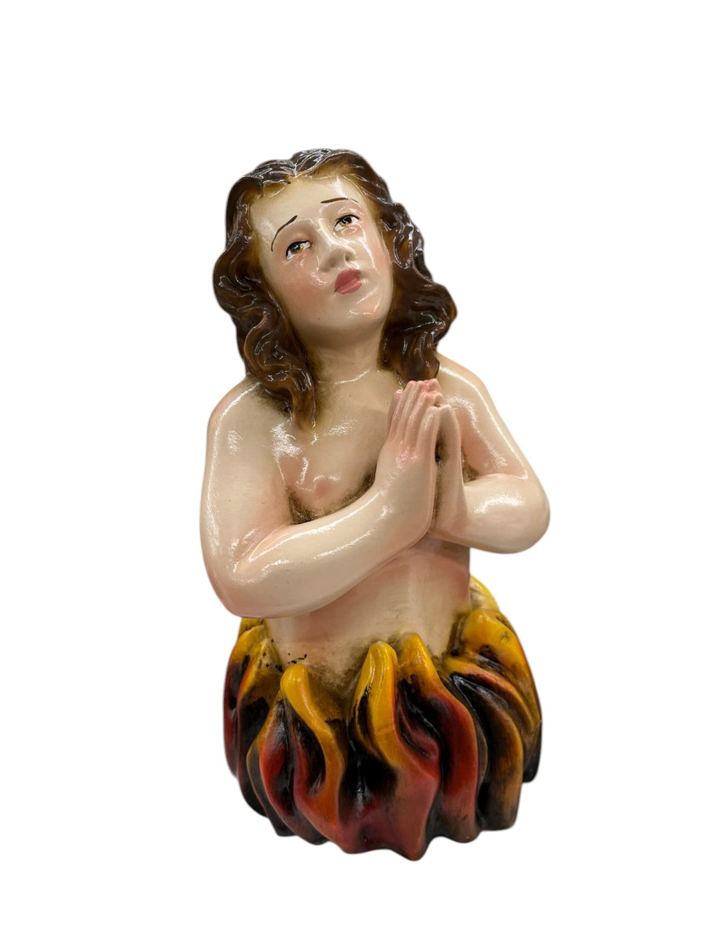 Set de tres animas del Purgatorio 19cm Anima