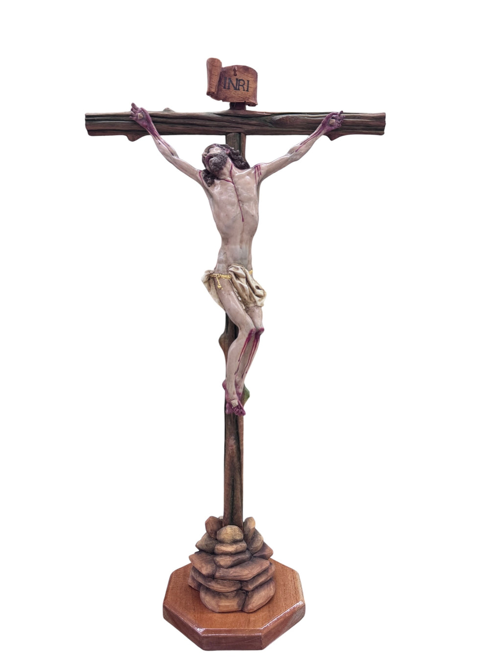 Cristo de Base Agonizante 68cm