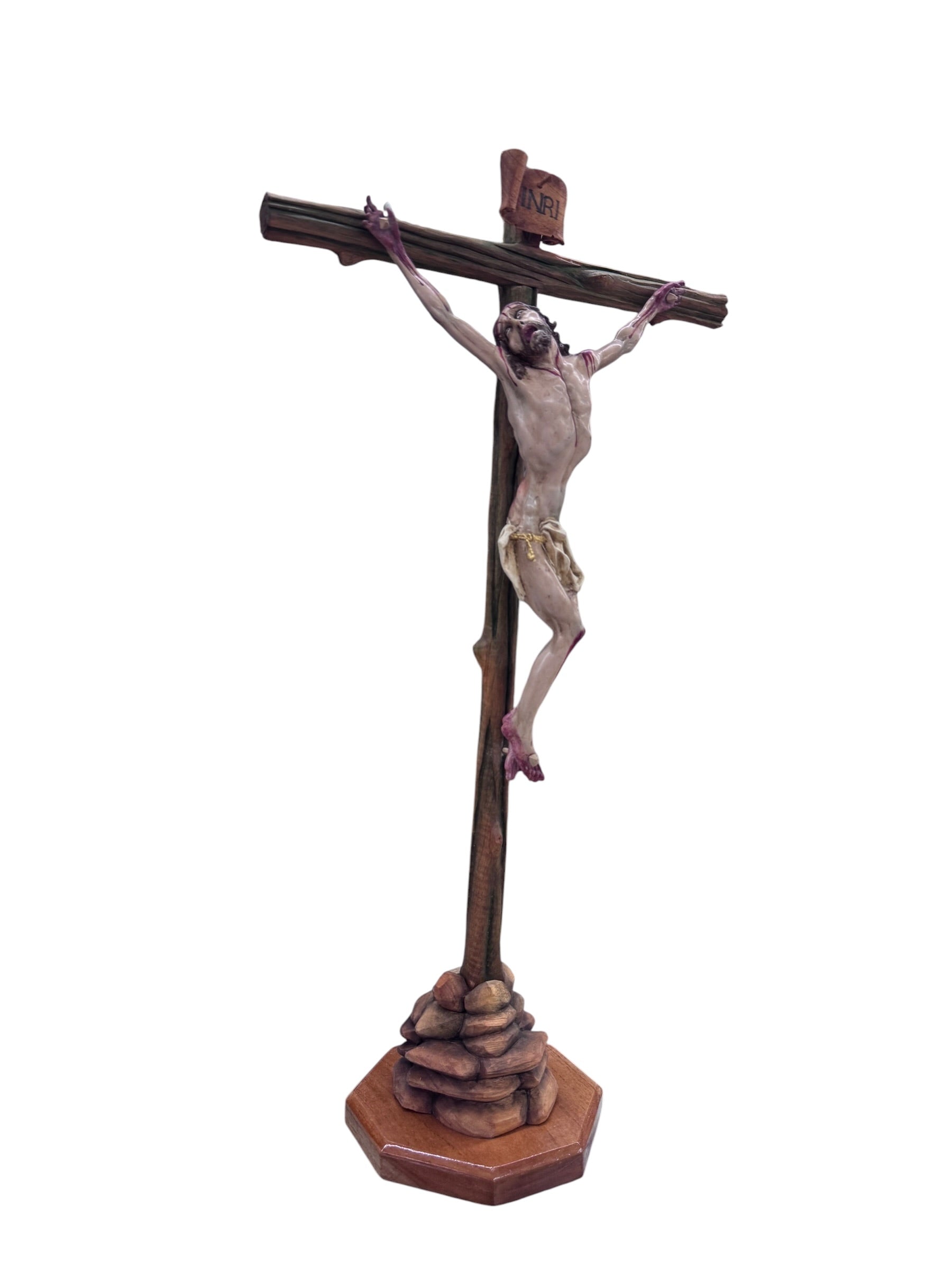 Cristo de Base Agonizante 68cm