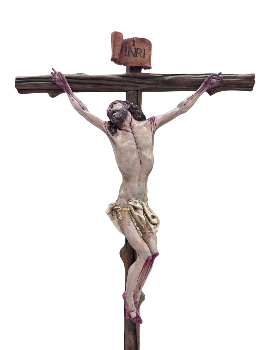 Cristo de Base Agonizante 68cm