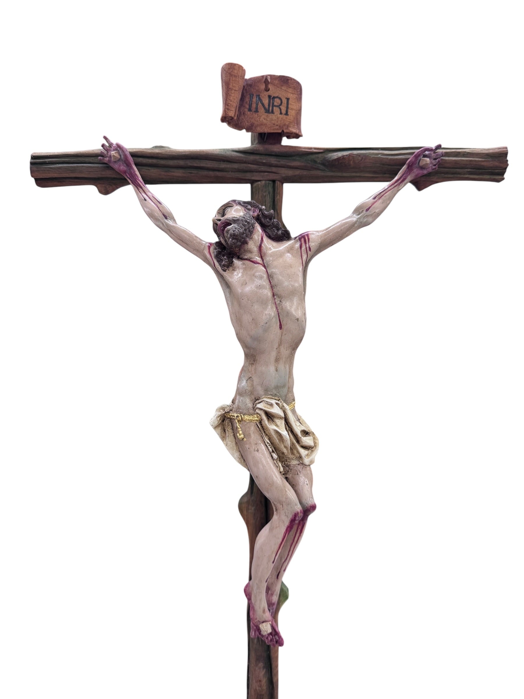 Cristo de Base Agonizante 68cm