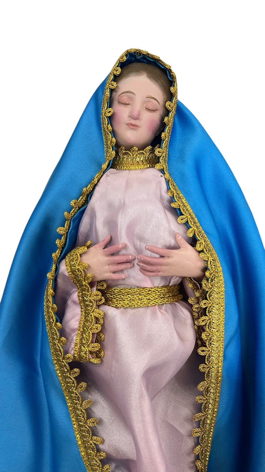 Virgen del tránsito o de Dormicion de María 43cm