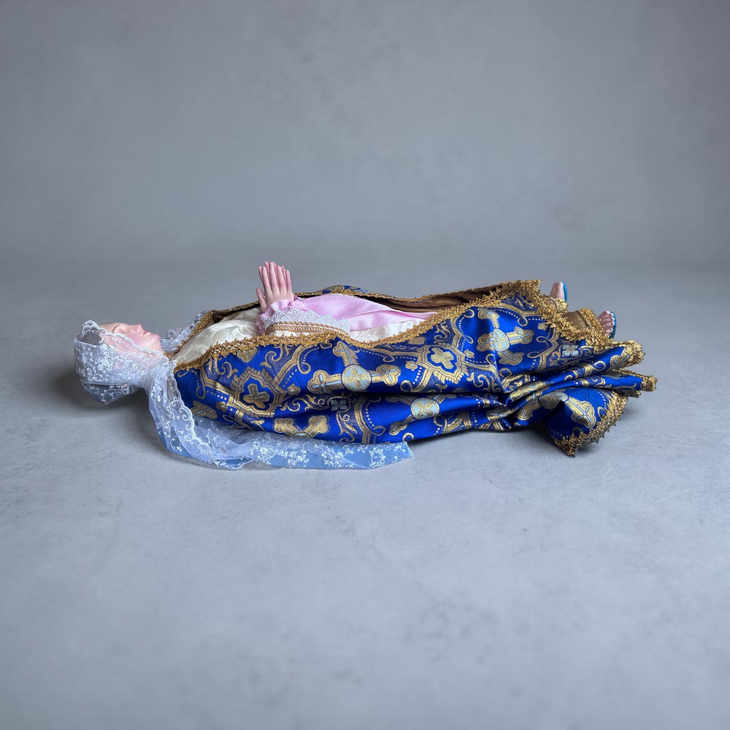 Virgen del tránsito o Dormicion de Maria 80cm