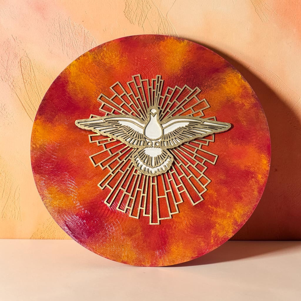 Espíritu Santo Madera 50cm