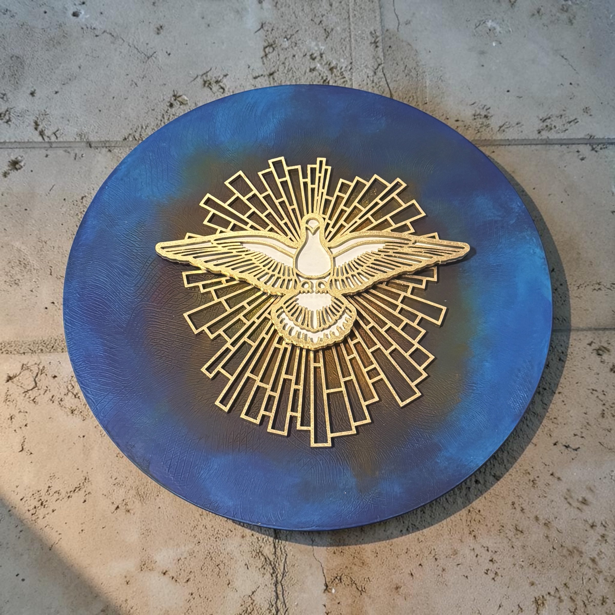Espíritu Santo Madera 50cm
