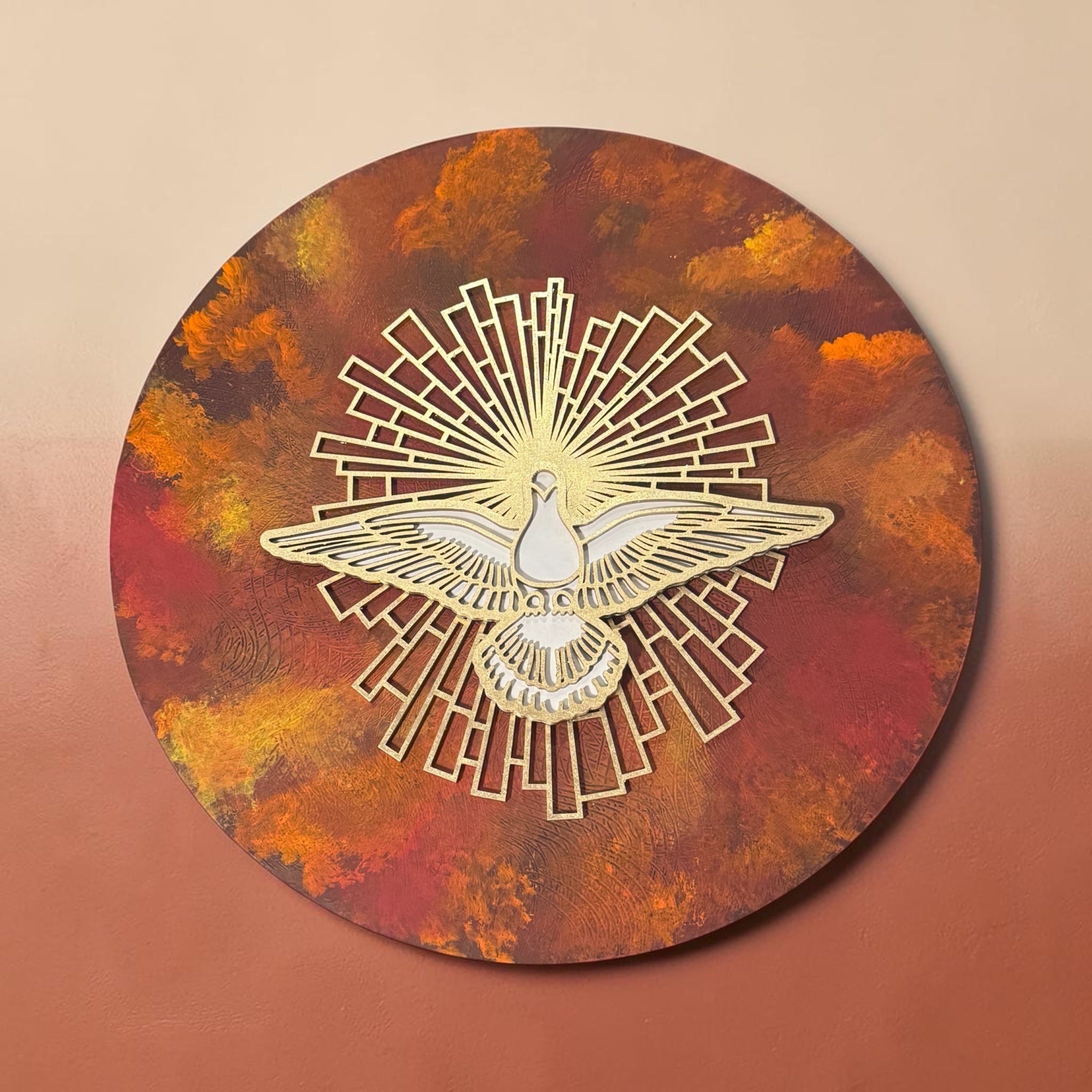 Espíritu Santo Madera 50cm