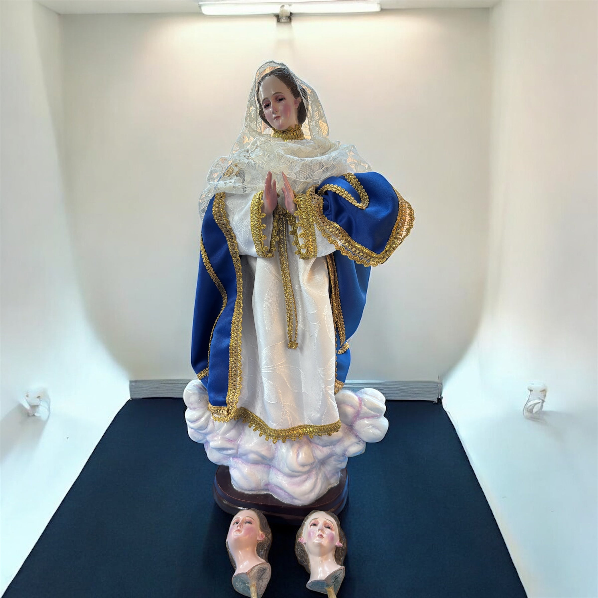 Figura De La Virgen María Diferentes Advocaciones 42cm