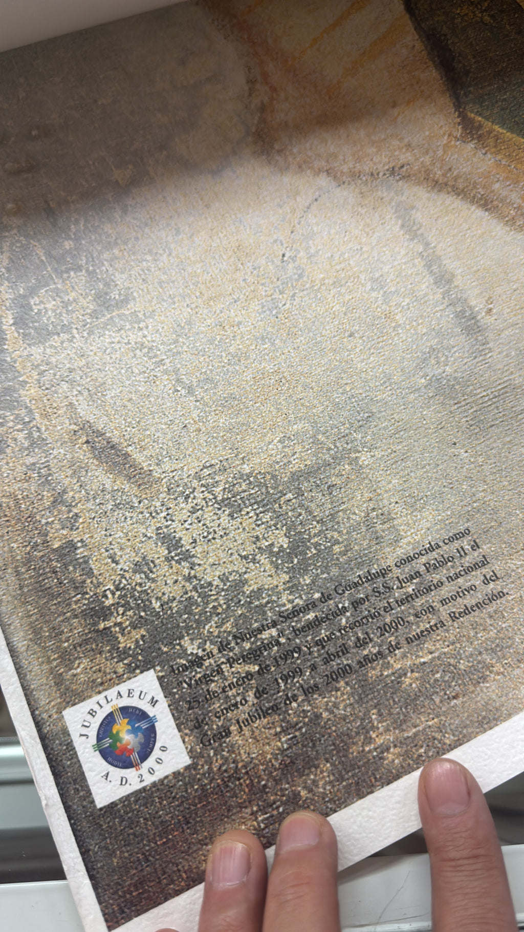 Litografía Virgen De Guadalupe Edición Peregrina  161x97cm