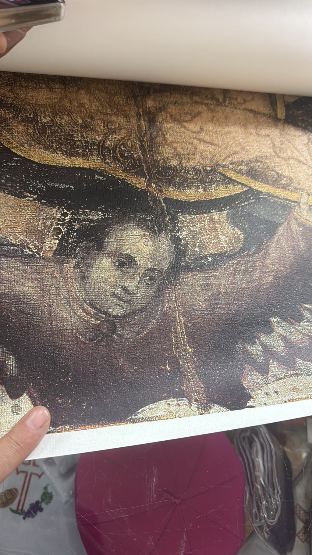 Litografía Virgen De Guadalupe Edición Peregrina  161x97cm