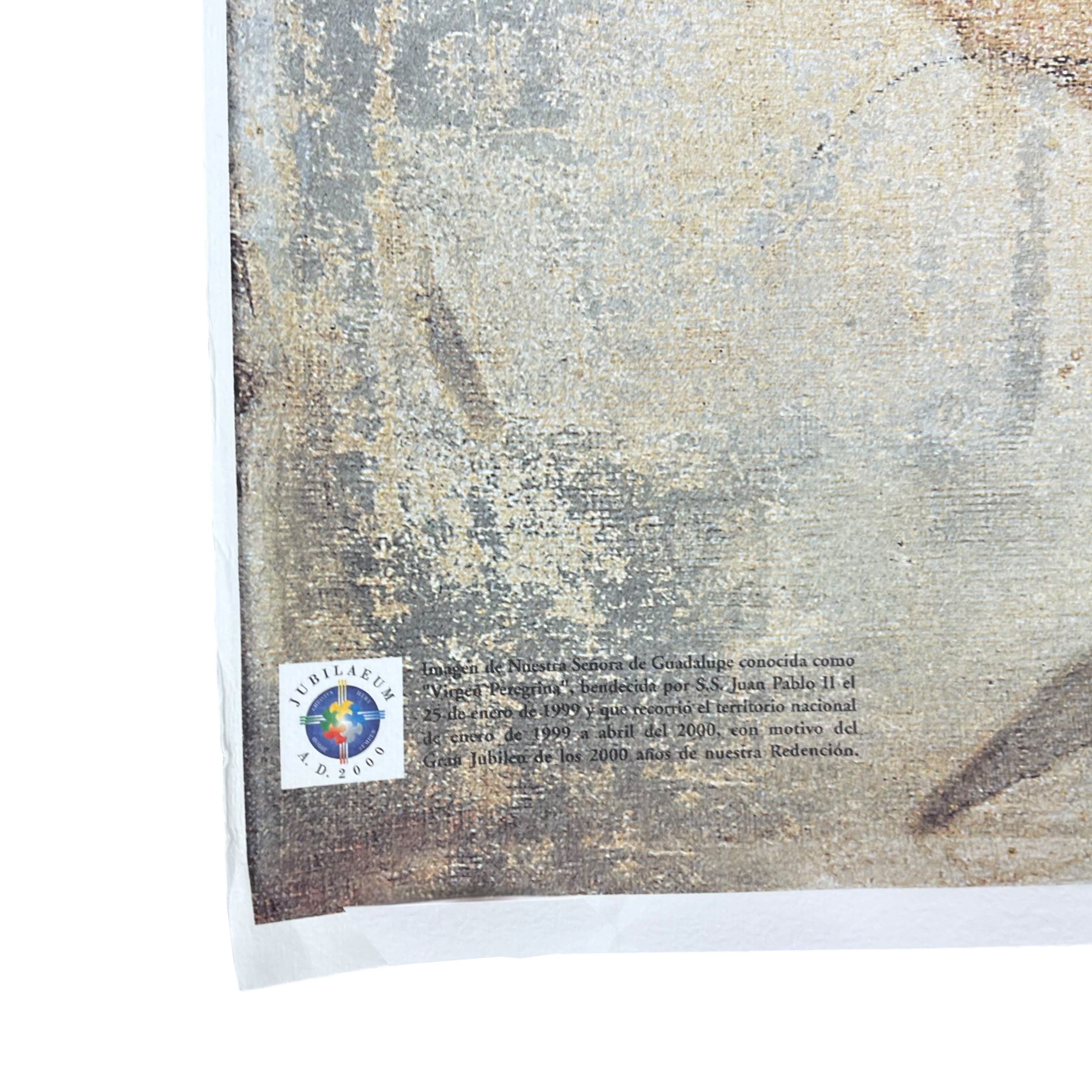 Litografía Virgen De Guadalupe Edición Peregrina  161x97cm