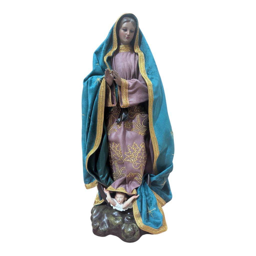 Virgen de Guadalupe Imagen para vestir Articulada 50cm