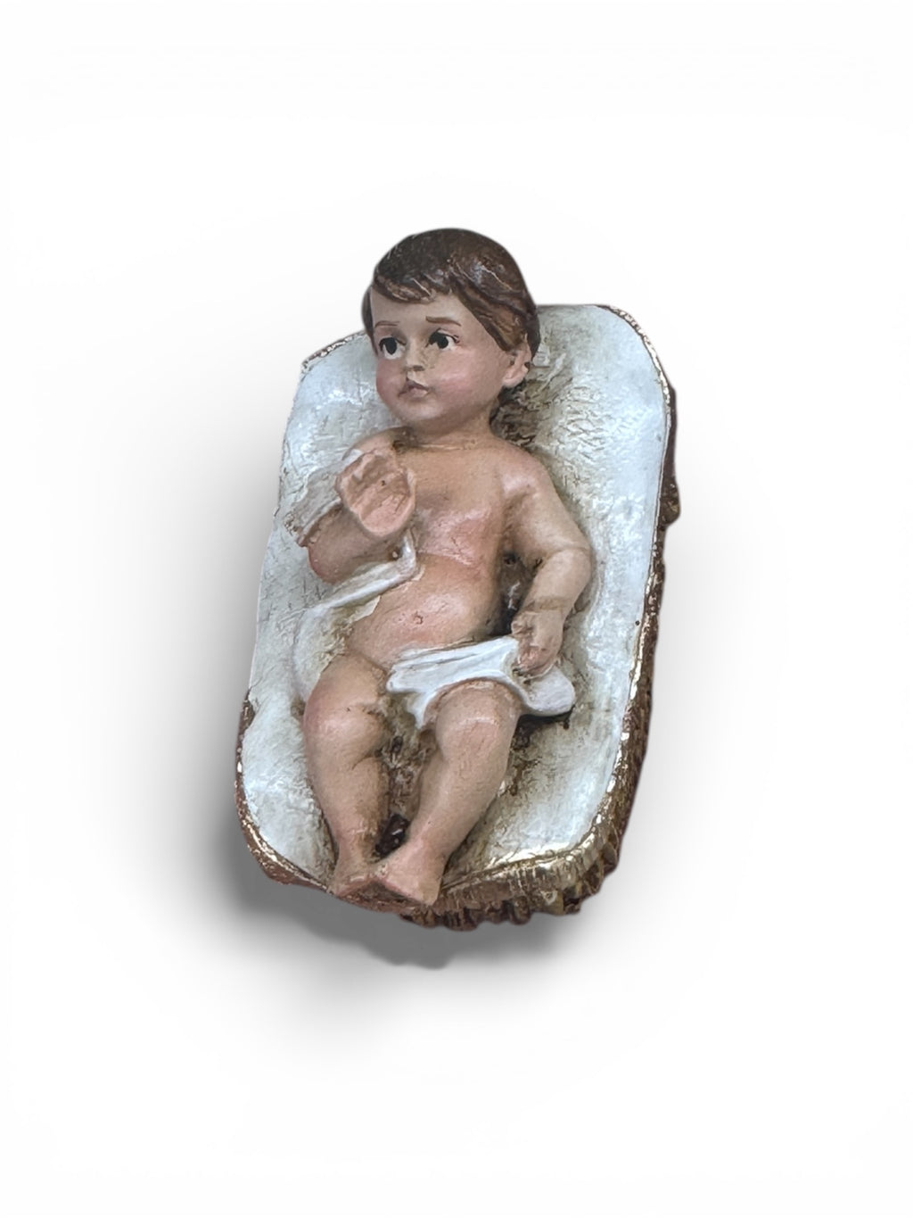 Niño Dios en cuna 6.5cm