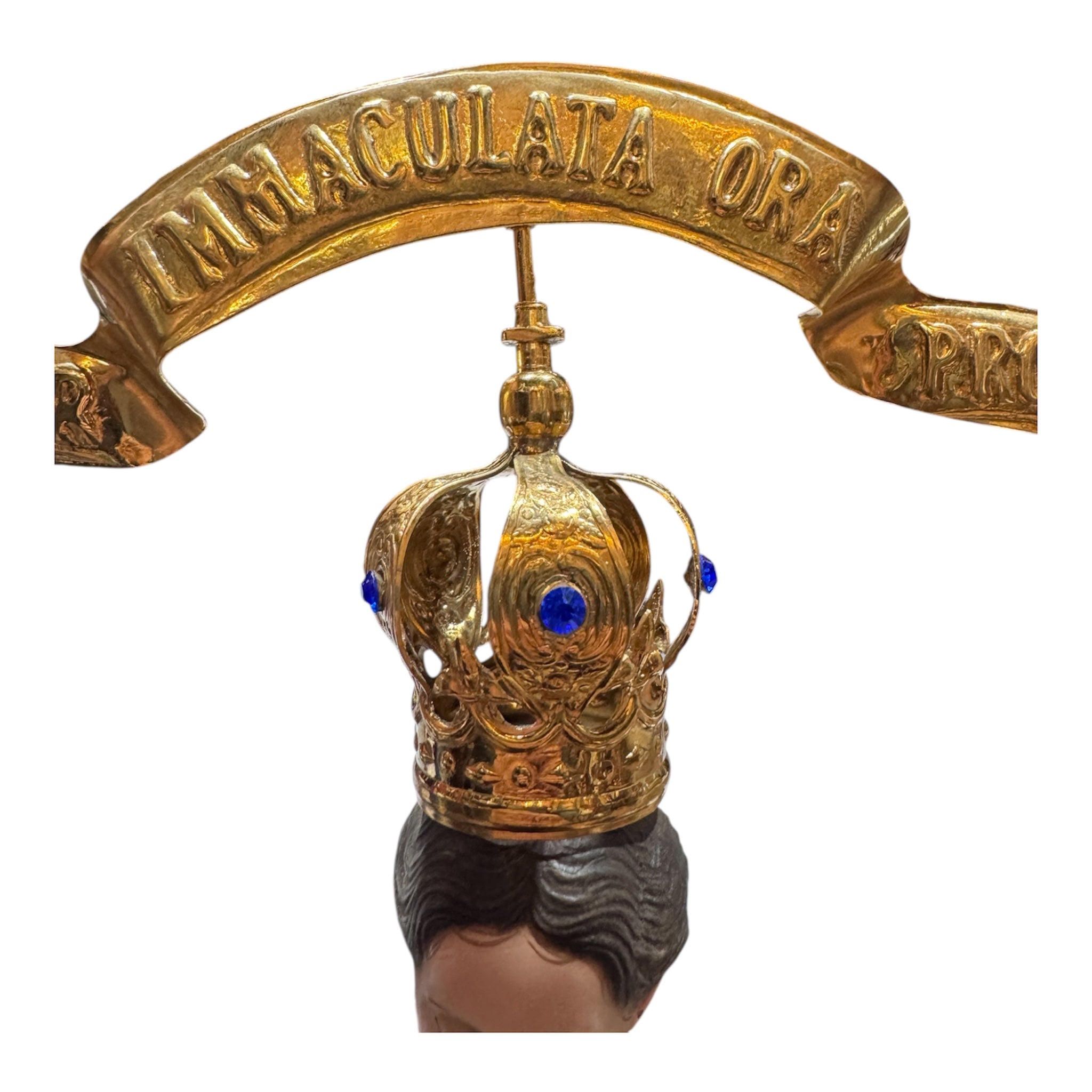 Corona Para Virgen De San Juan Baño De Oro