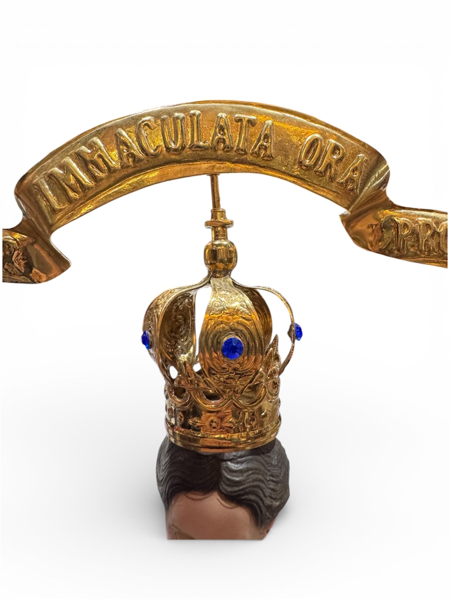 Corona Para Virgen De San Juan Baño De Oro