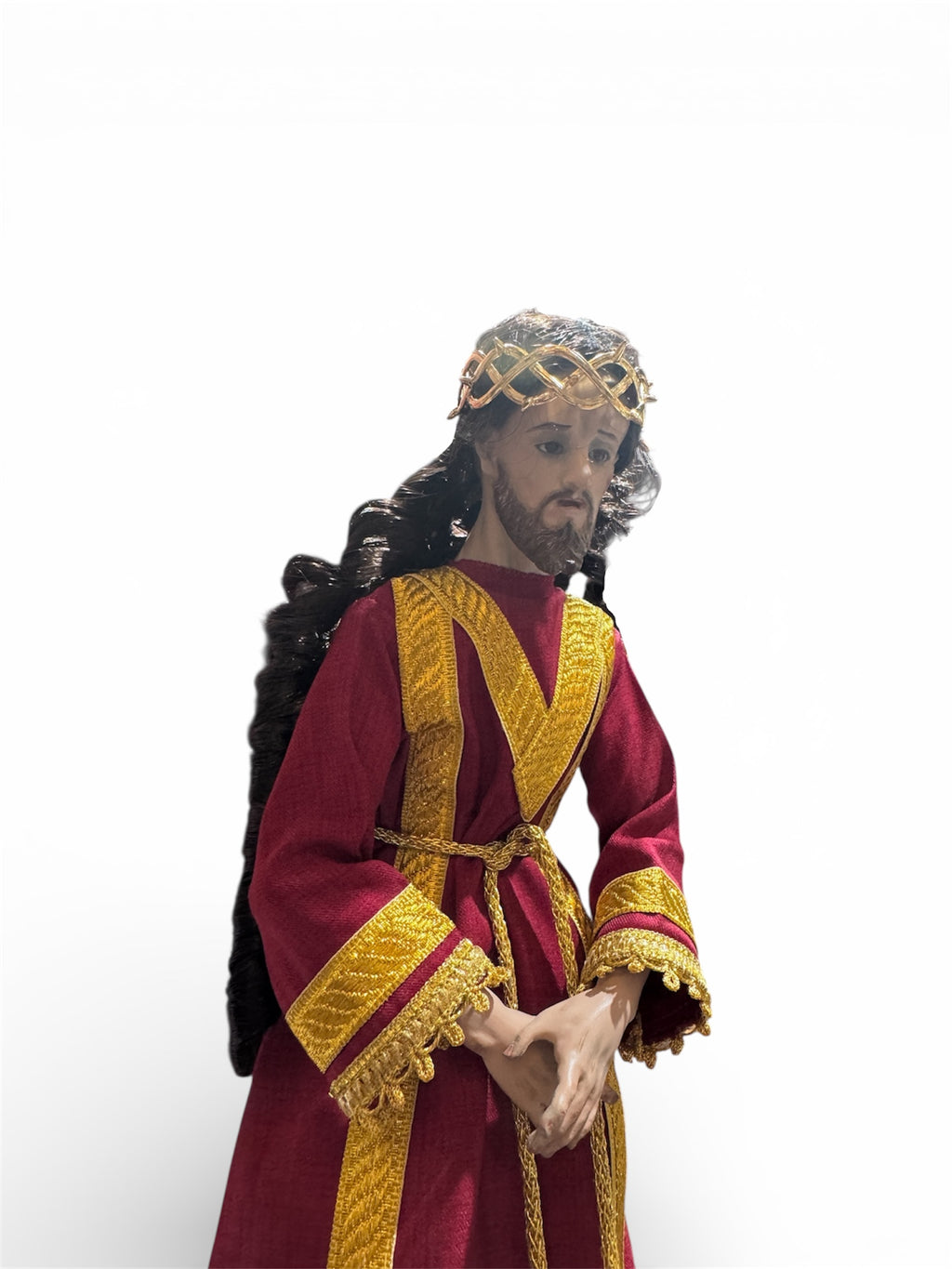 Jesús Nazareno Divino Preso 45cm Talla en Madera
