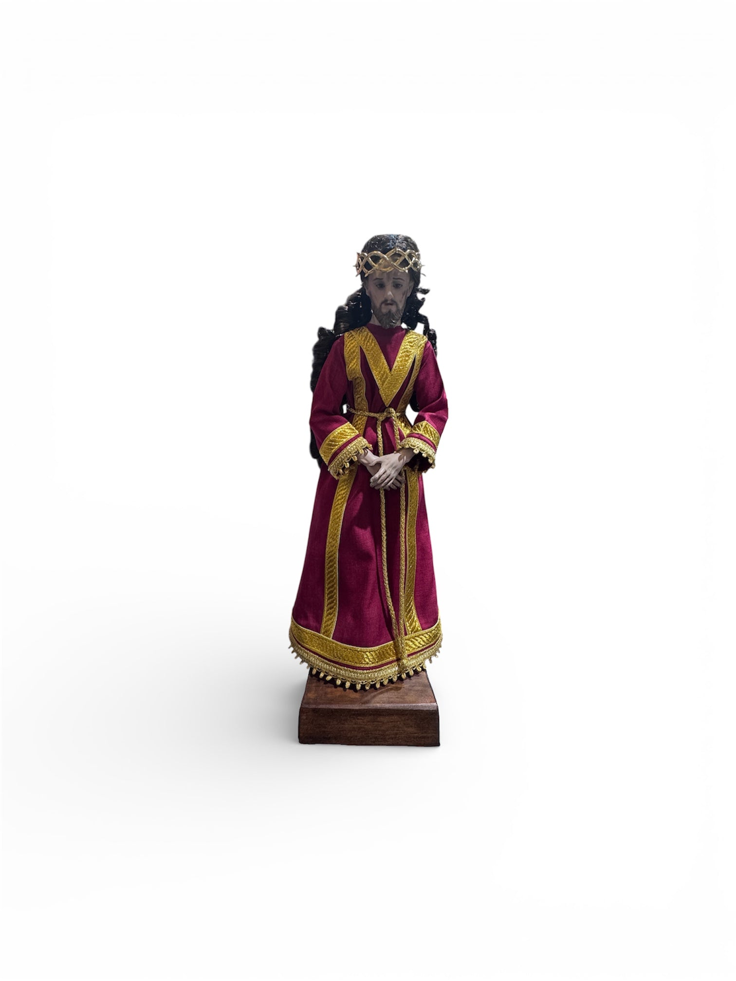 Jesús Nazareno Divino Preso 45cm Talla en Madera
