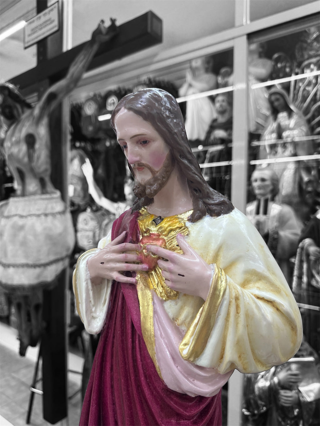 Sagrado Corazón De Jesús 65cm