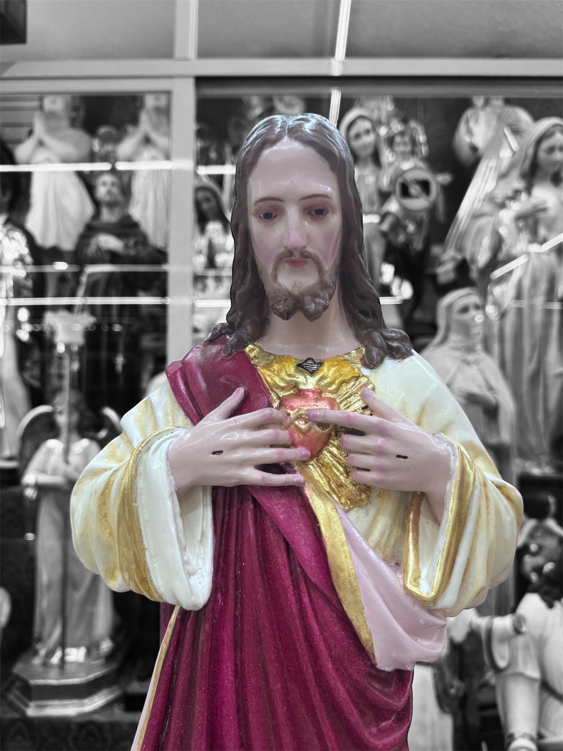Sagrado Corazón De Jesús 65cm