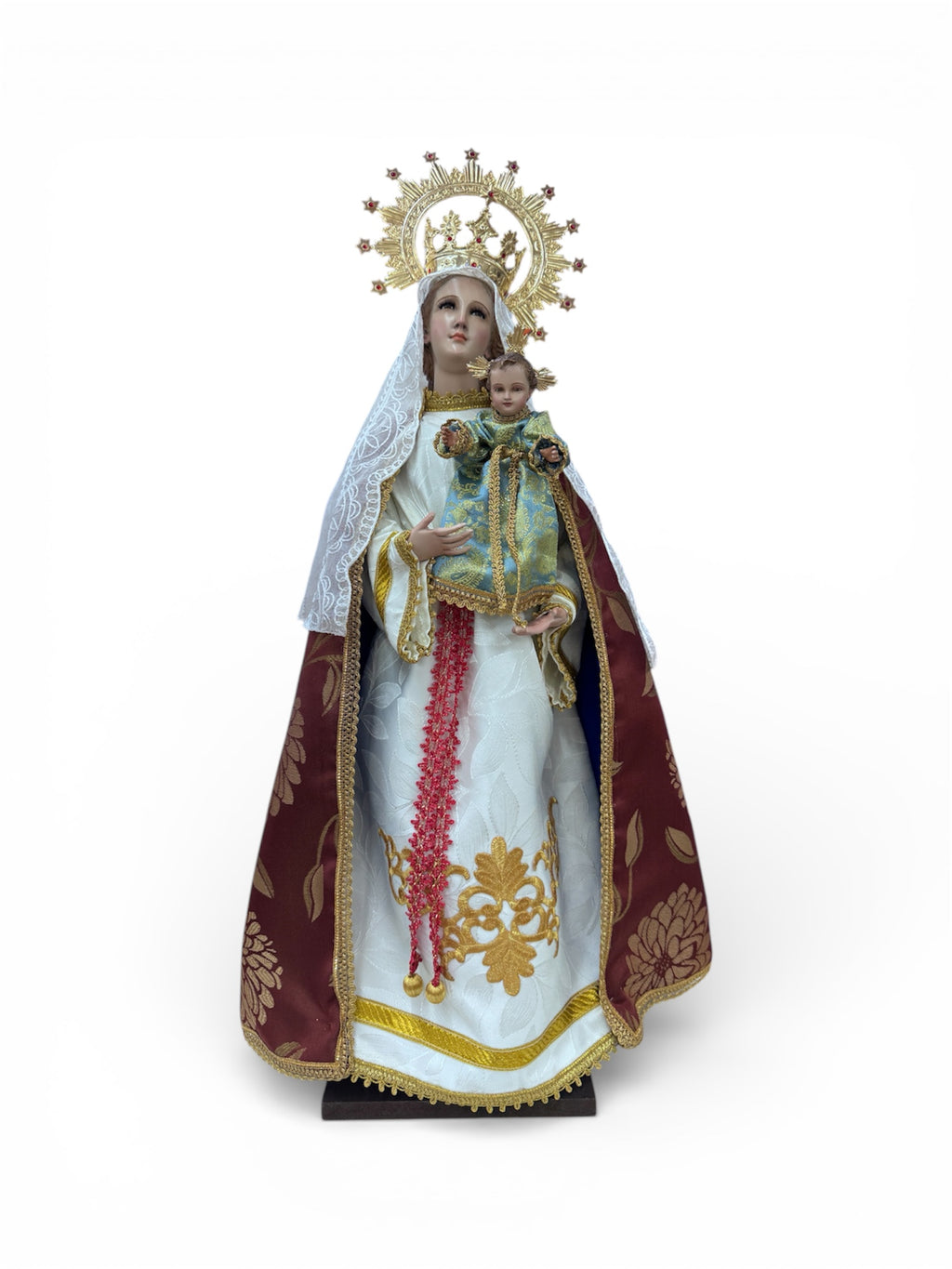 Virgen De La Candelaria Con Accesorio 73cm