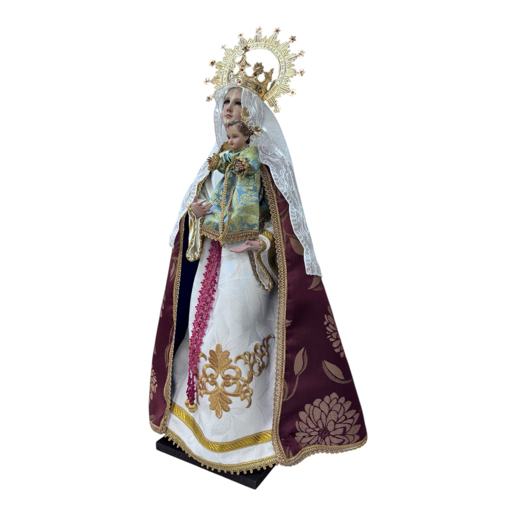 Virgen De La Candelaria Con Accesorio 73cm