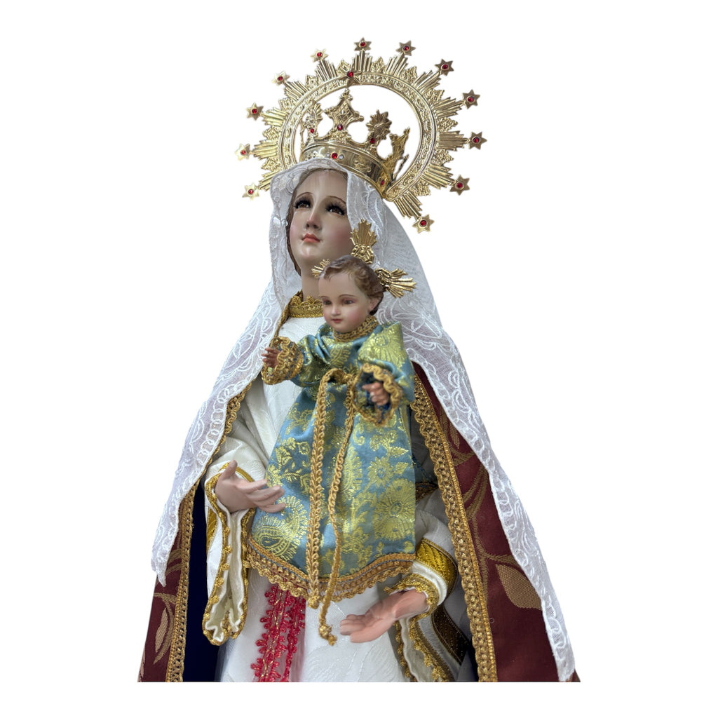 Virgen De La Candelaria Con Accesorio 73cm