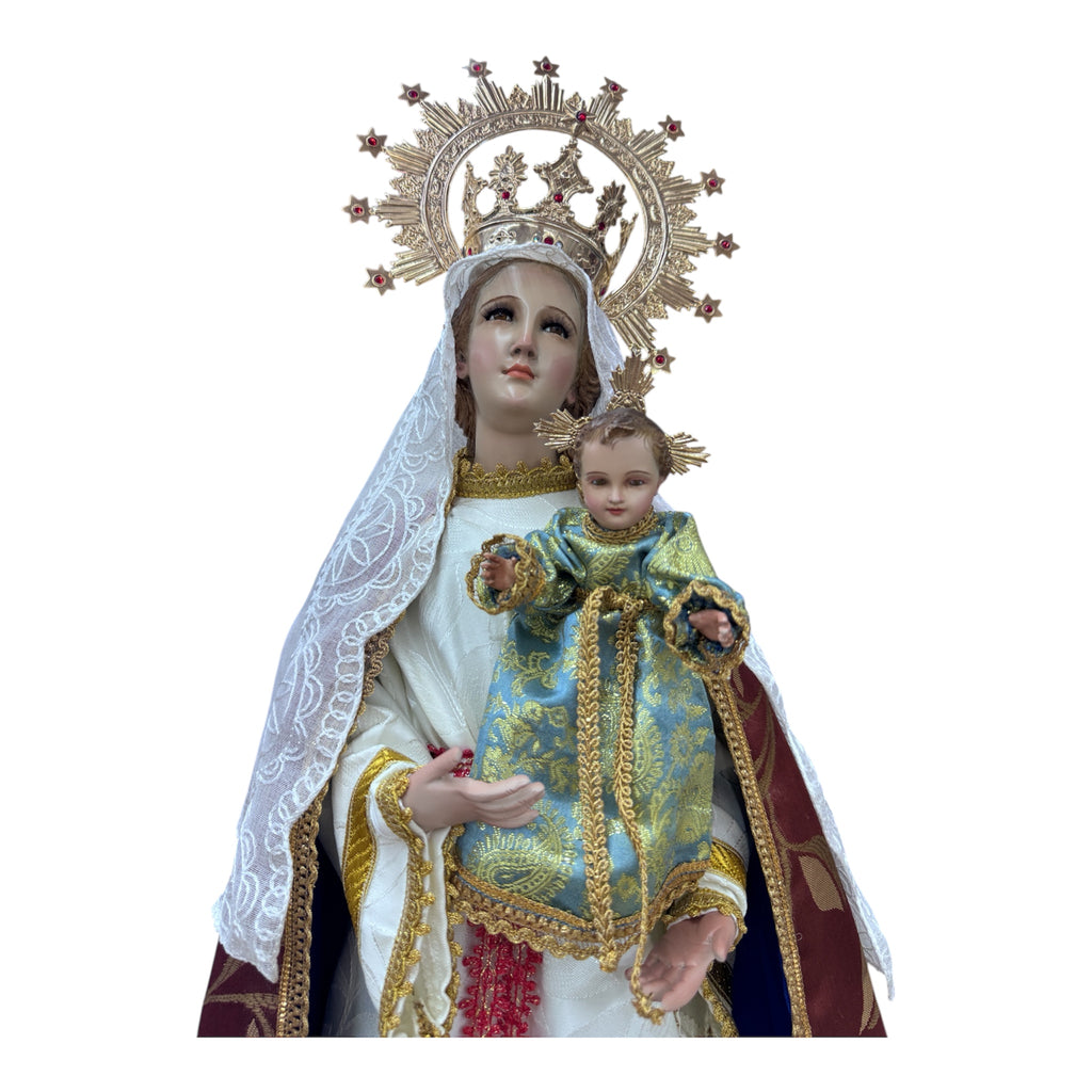 Virgen De La Candelaria Con Accesorio 73cm